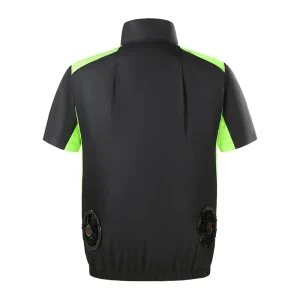 Alternative view of Summer Air conditioning suit Fabric Fan clothing cooling jackets Short Sleeved Top Men's Workwear Coat Fashionable Jacket